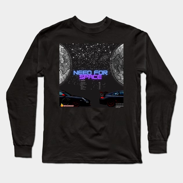 need for space Long Sleeve T-Shirt by broomood